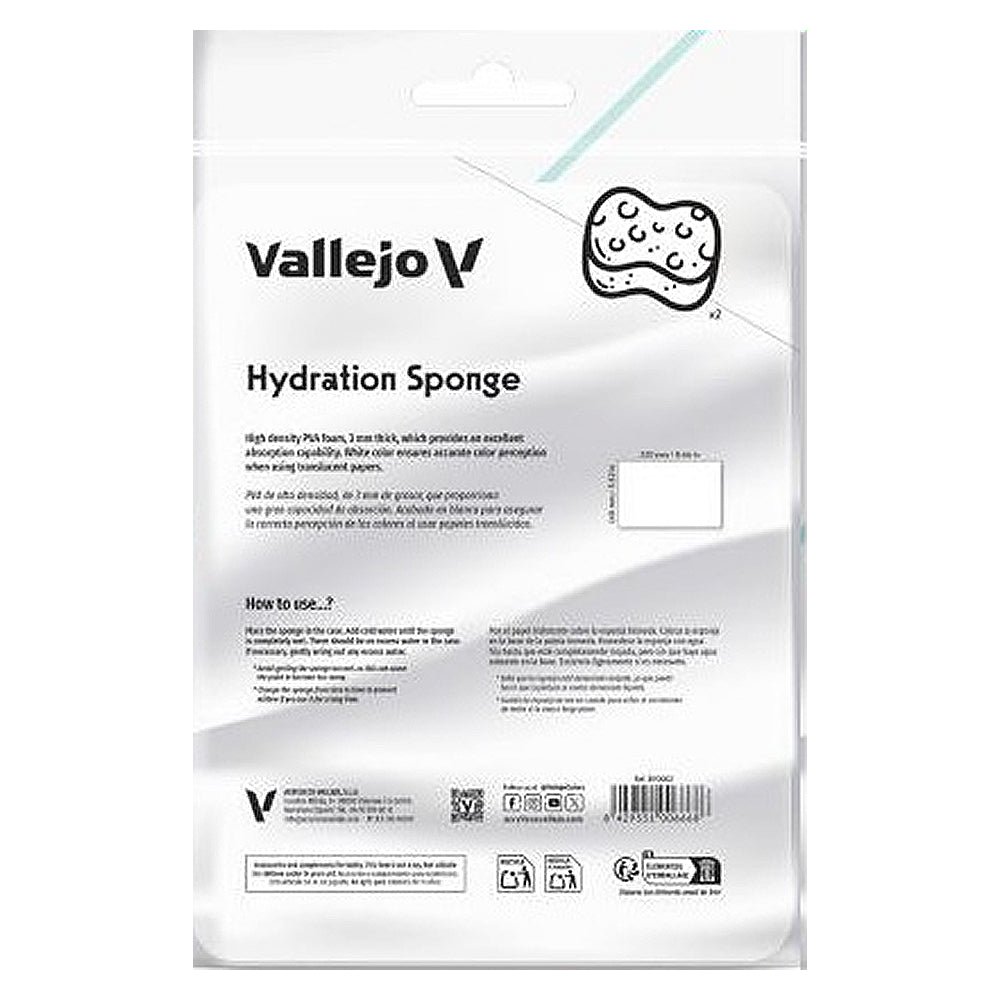 Vallejo: Wet Palette - Reusable Hydration Sponge (2 Pack) (B90002)