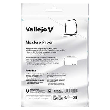Vallejo: Wet Palette - Moisture Paper (30 Sheets) (B90003)