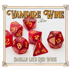 Smelly Bones: Vampire Wine (Scented Dice Set)