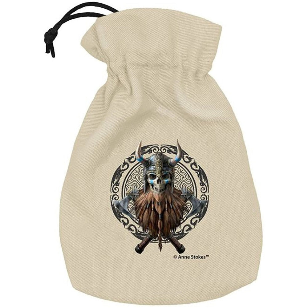 Anne Stokes Dice Pouch - Viking Skull