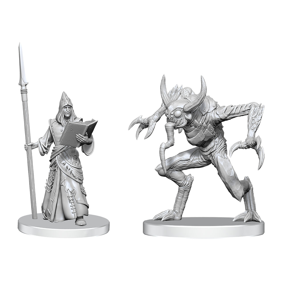 Pathfinder Minis: Vloriak (Despoiler Demon) & Demonologist (Unpainted / WV27)