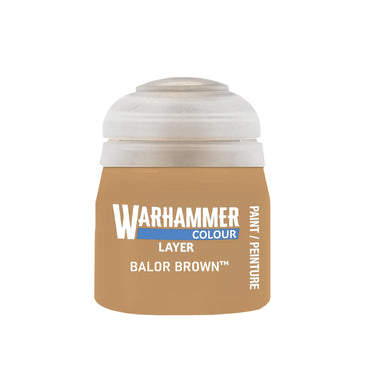Warhammer Colour: Layer Paint - Balor Brown (12ml)