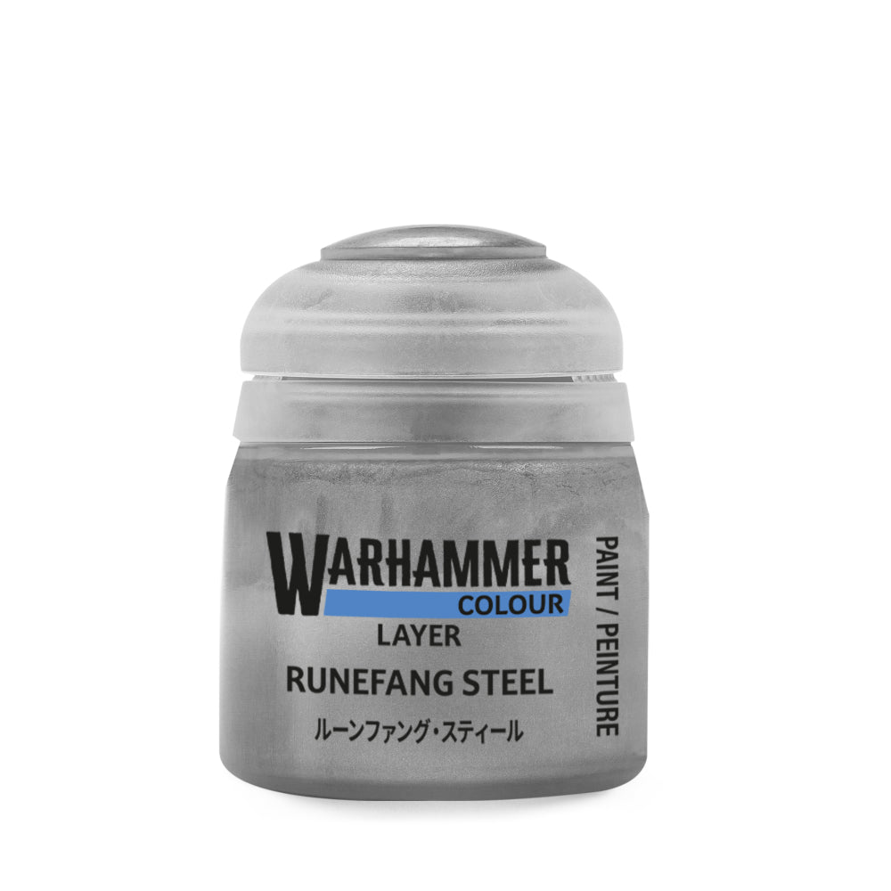 Warhammer Colour: Layer Paint - Runefang Steel (12ml)