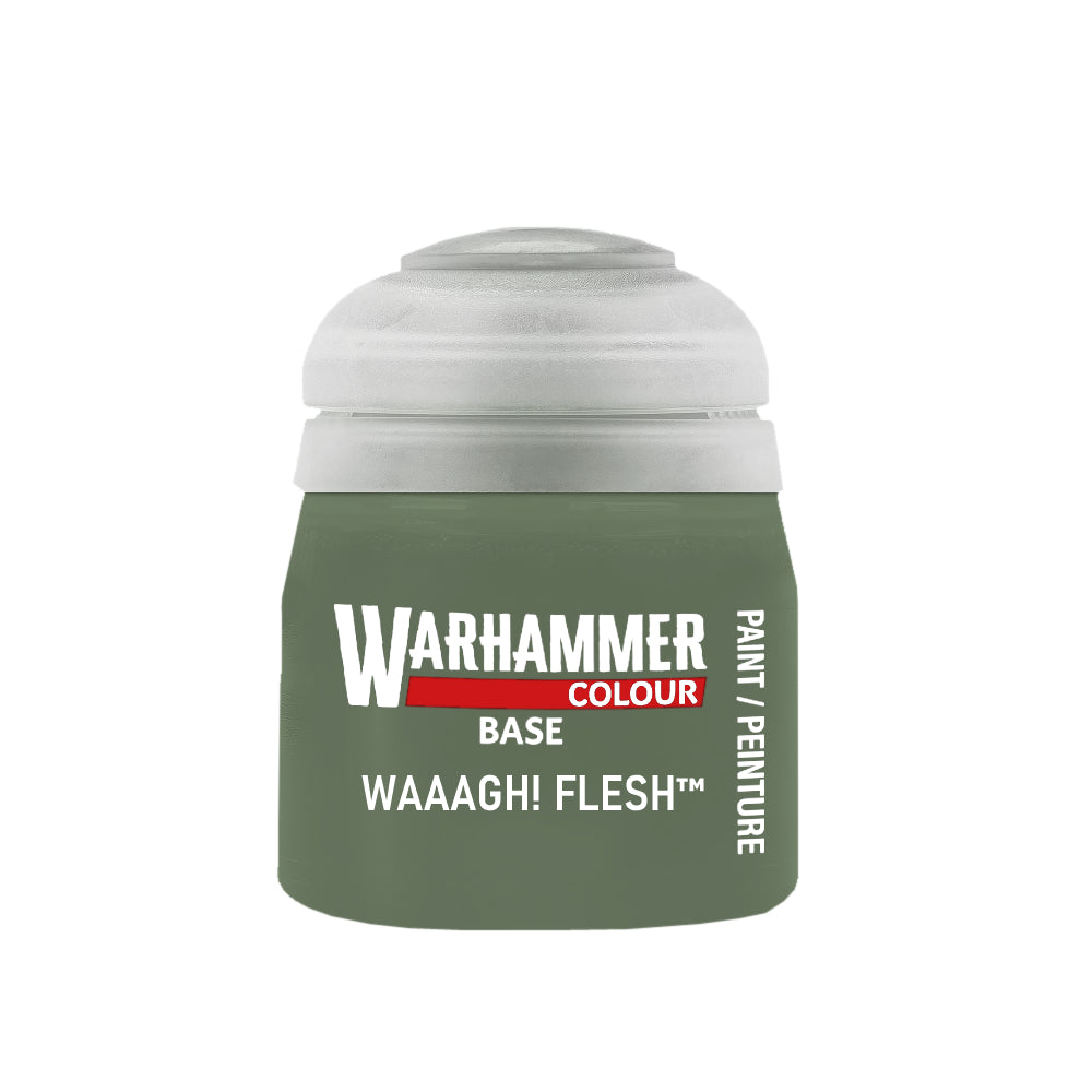 Warhammer Colour: Base Paint - Waaagh! Flesh (12ml)
