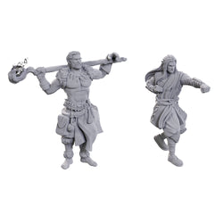 D&D Minis: Archdruid & Martial Arts Adept (Unpainted / WV24)