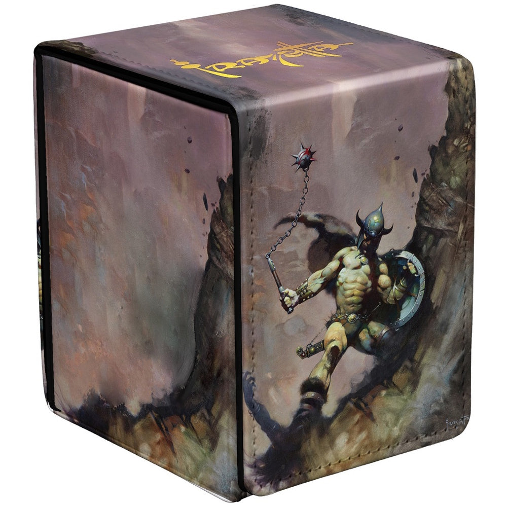 Ultra PRO Deck Box: Alcove Flip Fine Art - Warrior With Ball and Chain