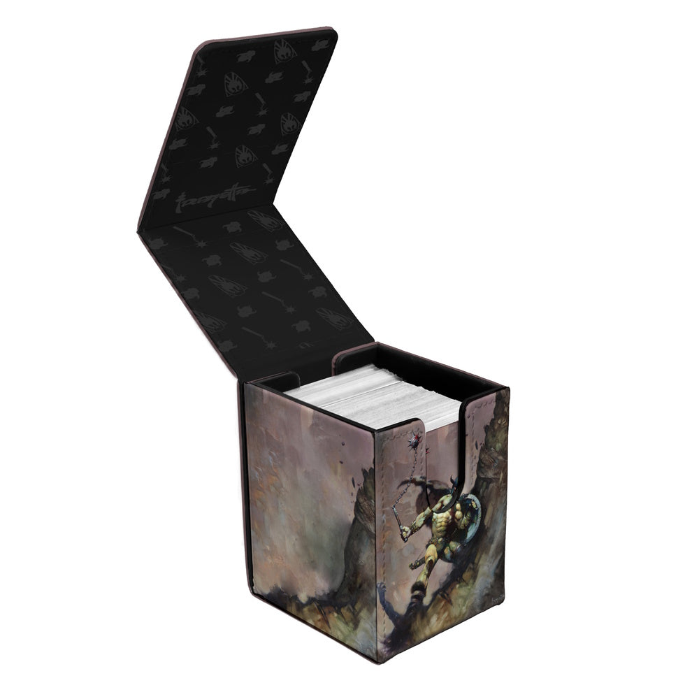 Ultra PRO Deck Box: Alcove Flip Fine Art - Warrior With Ball and Chain