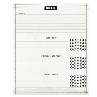 Werewolf: The Apocalypse 5E Character Journal