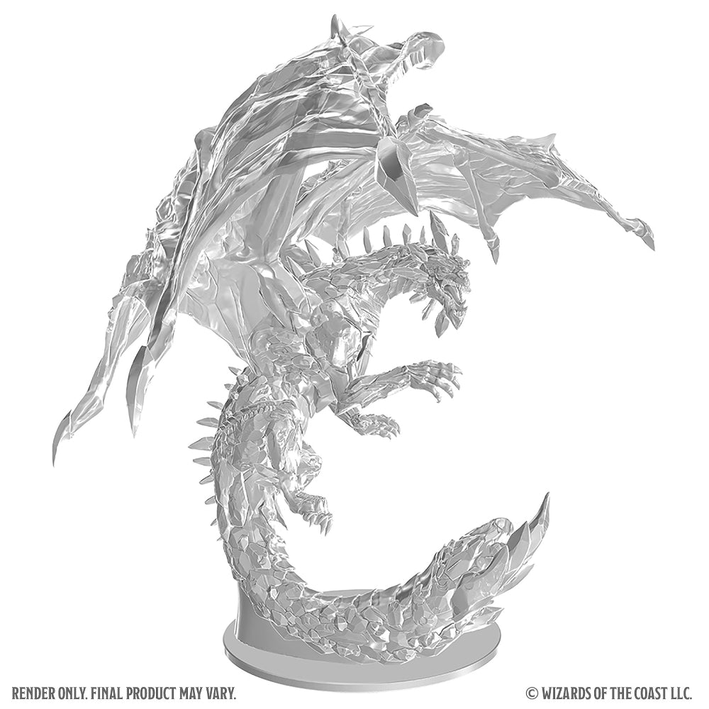 D&D Minis: Adult Amethyst Dragon (Unpainted)