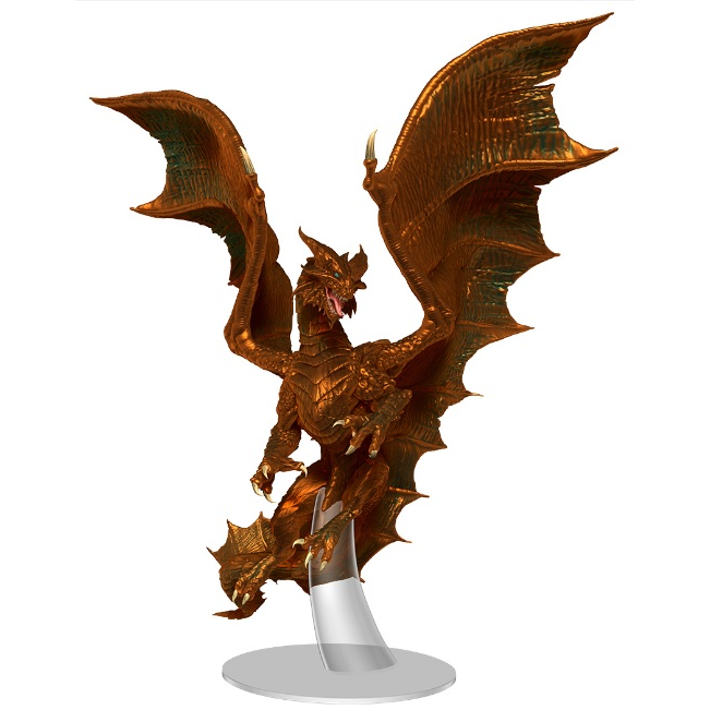 D&D Minis: Adult Copper Dragon (Unpainted)