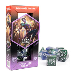 D&D Adventure Dice: Bard - Blue/Green (Sirius Dice)