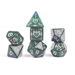 D&D Adventure Dice: Bard - Blue/Green (Sirius Dice)