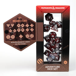 D&D Adventure Dice: Fighter - Red (Sirius Dice)