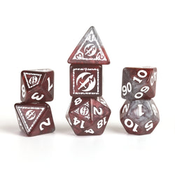 D&D Adventure Dice: Fighter - Red (Sirius Dice)