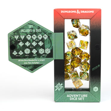 D&D Adventure Dice: Ranger - Green/Multi (Sirius Dice)