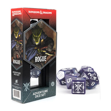 D&D Adventure Dice: Rogue - Purple (Sirius Dice)