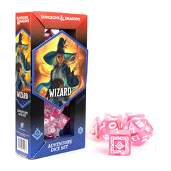 D&D Adventure Dice: Wizard - Fuchsia (Sirius Dice)