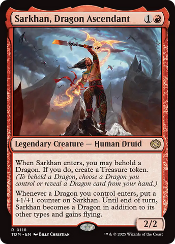 Sarkhan, Dragon Ascendant (118) [Tarkir: Dragonstorm]