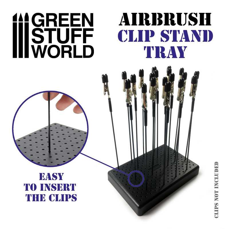 GSW: Tools - Airbrush Clip Stand Tray (10x15cm)