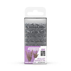 AK: Basing Bits - Bullet Impact FX (43 Pieces) (AKBIT0018)