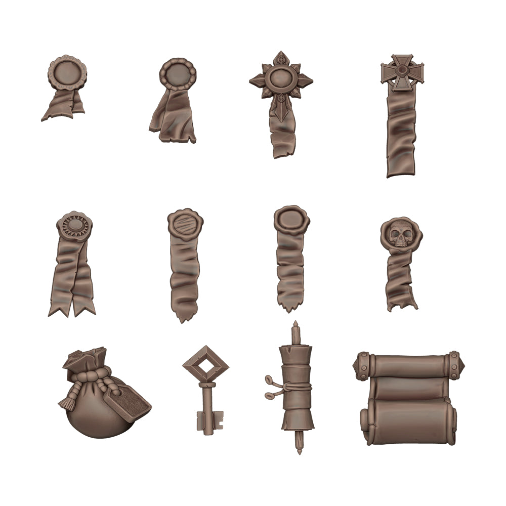 AK: Basing Bits - Seals and Scrolls (46 Pieces) (AKBIT0027)