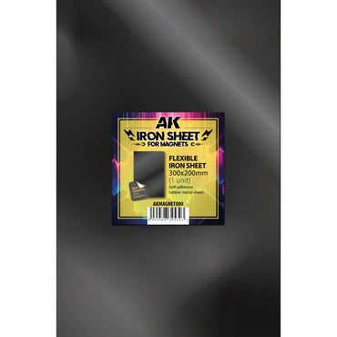 AK: Basing Magnets - Iron Sheet for Magnets (300x200mm / AKMAGNET000)