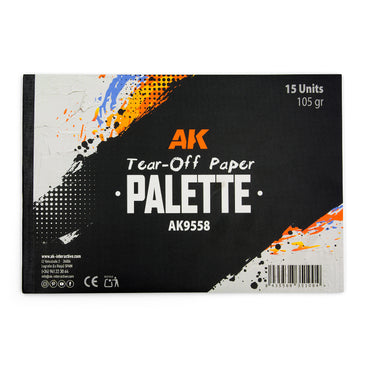 AK: Tear-Off Paper Palette (15 Sheets) (AK9558)