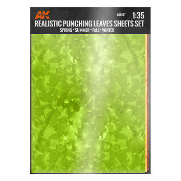 AK: Realistic Punching Leaves Sheets Set (AK8147)