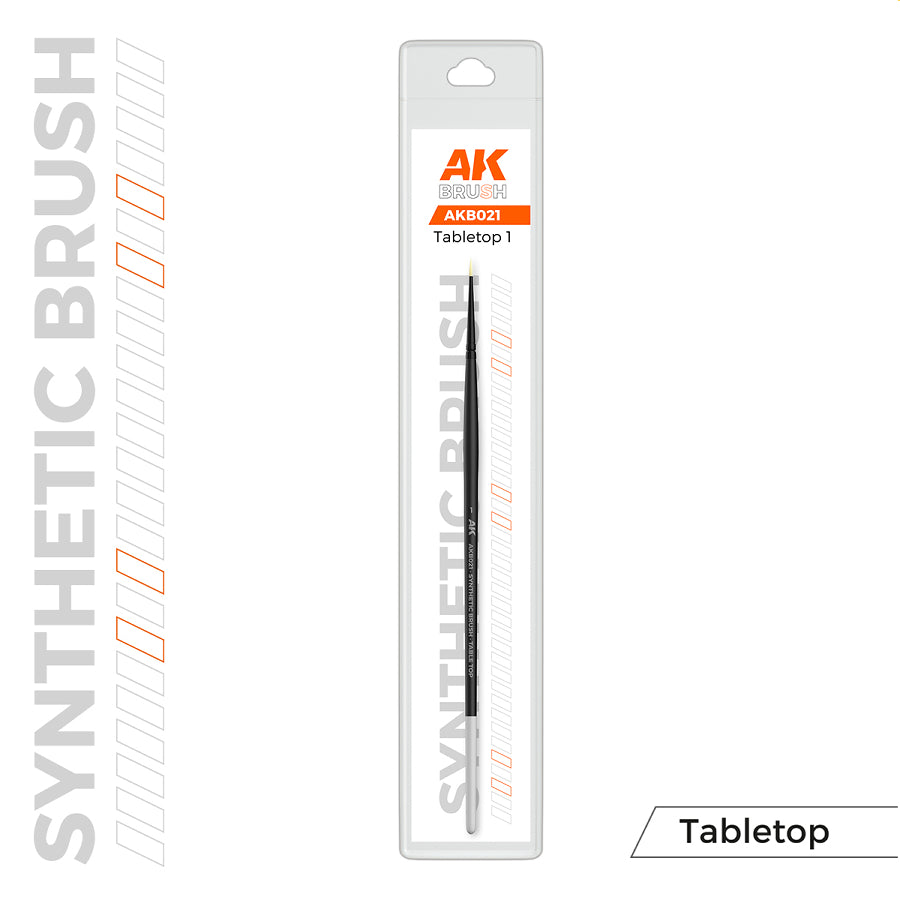AK: Brushes - Tabletop Synthetic 1 (AKB021)