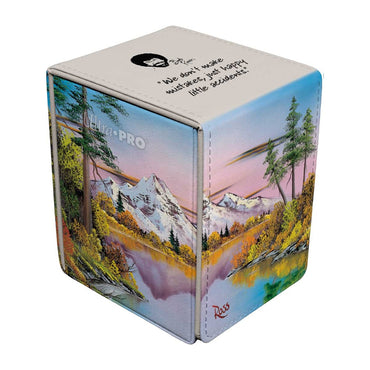 Ultra PRO Deck Box: Alcove Flip Bob Ross - Mighty Mountain Lake (Holds 100+)
