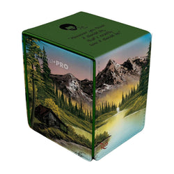 Ultra PRO Deck Box: Alcove Flip Bob Ross - Mountain Retreat (Holds 100+)