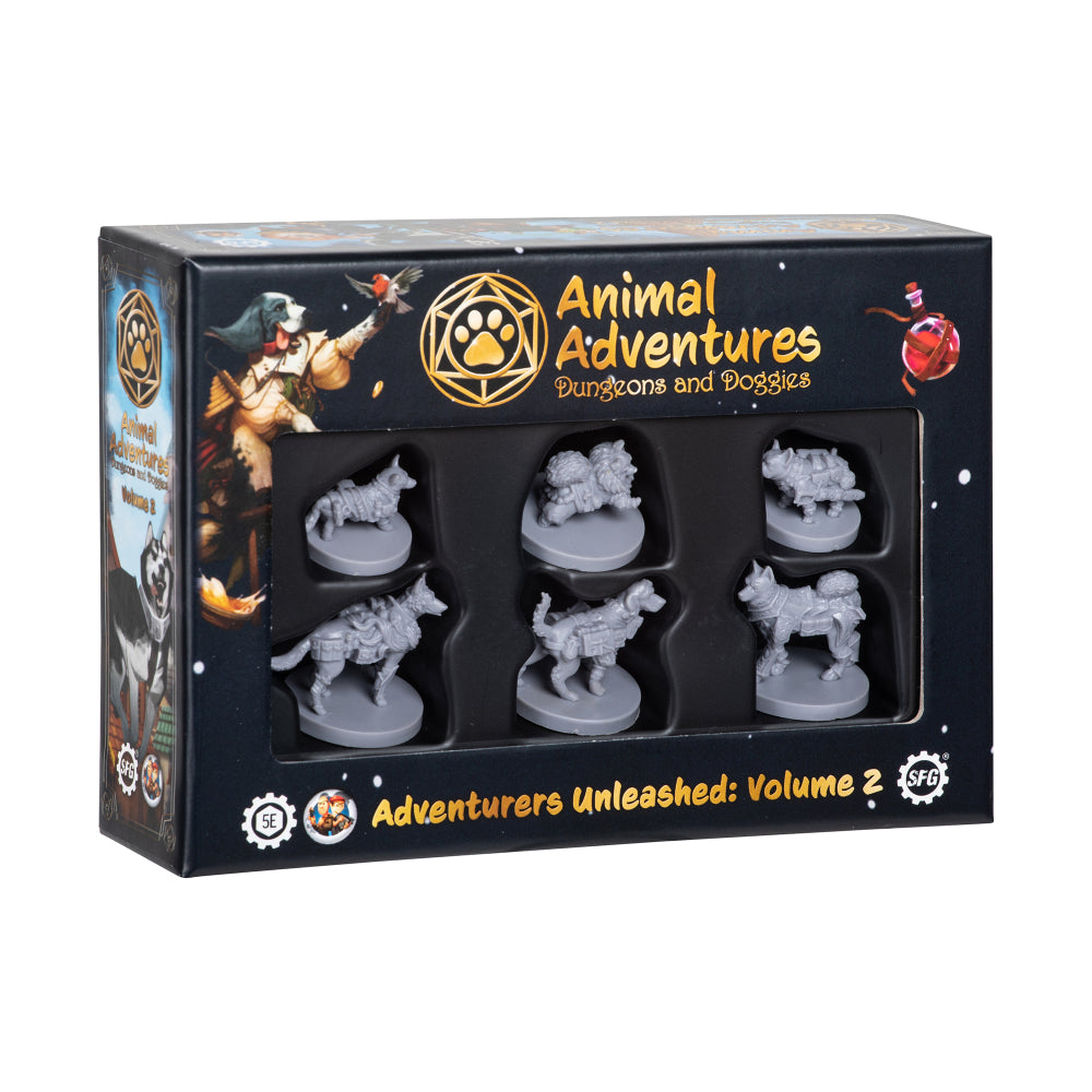 Animal Adventures: Dungeons and Doggies - Adventurers Unleashed Volume 2