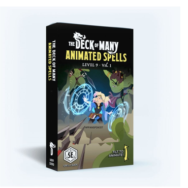 Animated Deck of Many:  Animated Spells: Level 9 Vol. 1