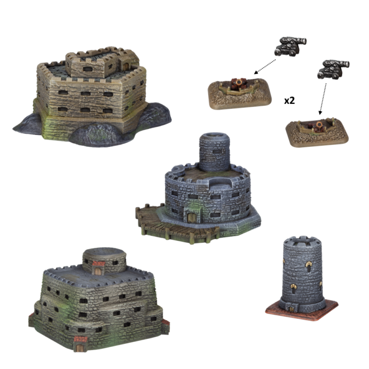 Armada: Scenery Pack: Fortifications