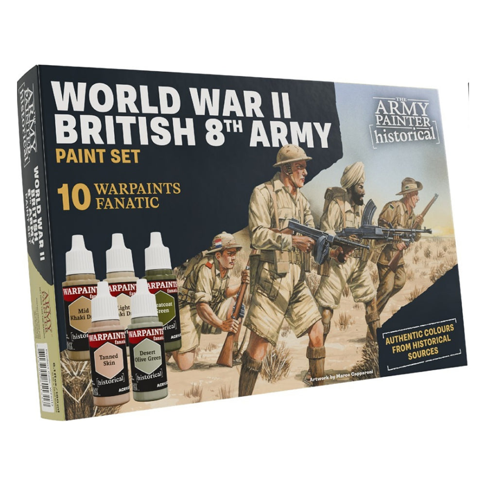 Army Painter: Historical Paint Set - World War II British 8th Army