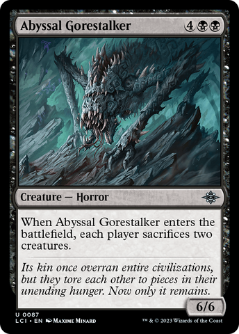 Abyssal Gorestalker [The Lost Caverns of Ixalan]