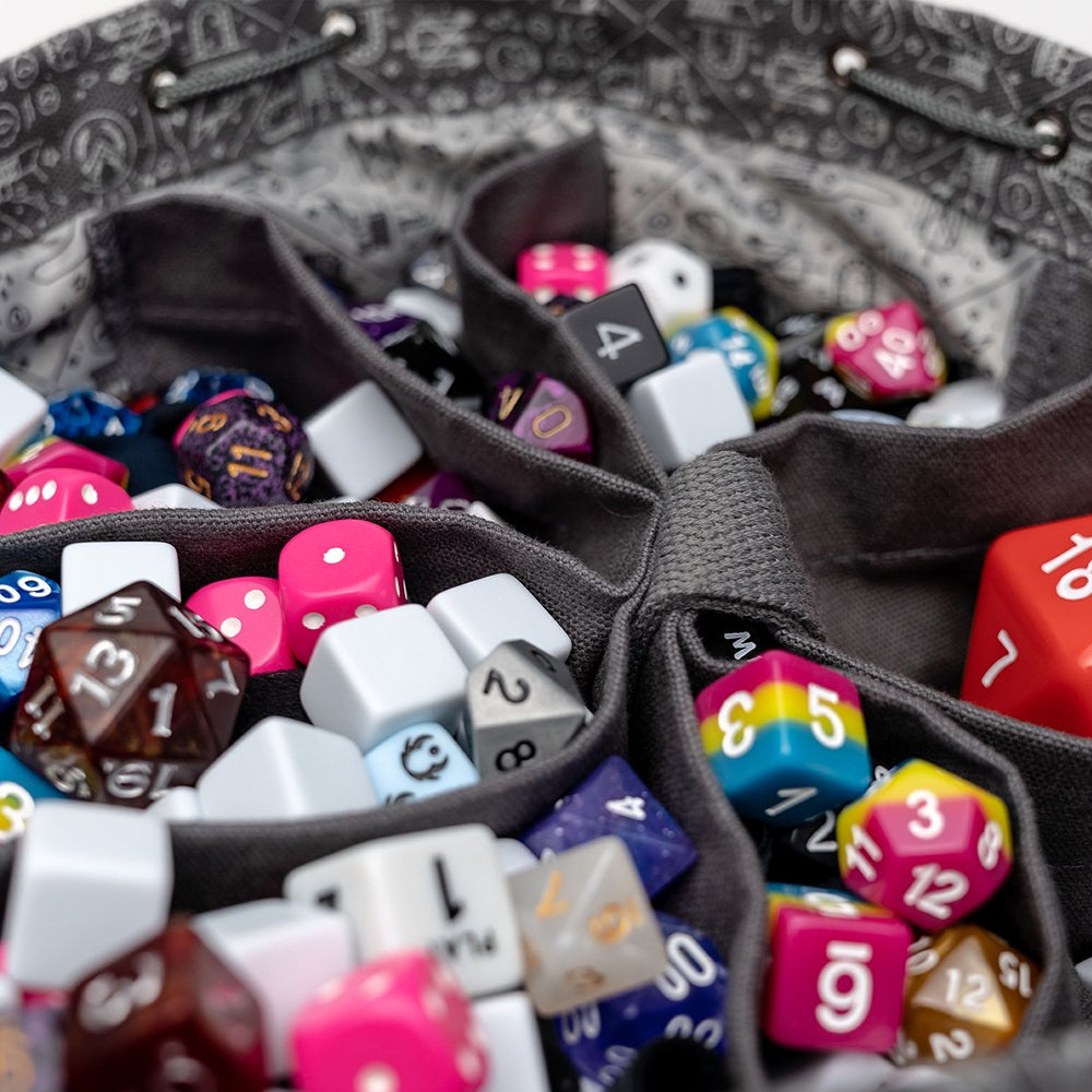 Critical Role: Bailey's Dice Bag of Hoarding - Gray