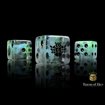 Baron of Dice: Day of the Dead Dice - Scarab (25D6)