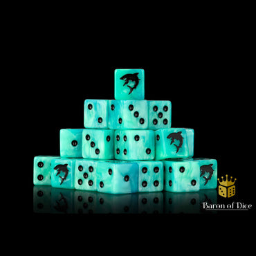 Baron of Dice: Carcharodon "Great White Shark" Dice (25D6)