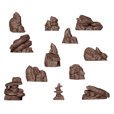 AK: Basing Bits - Rocks & Tors (12 Pieces) (AKBIT0003)