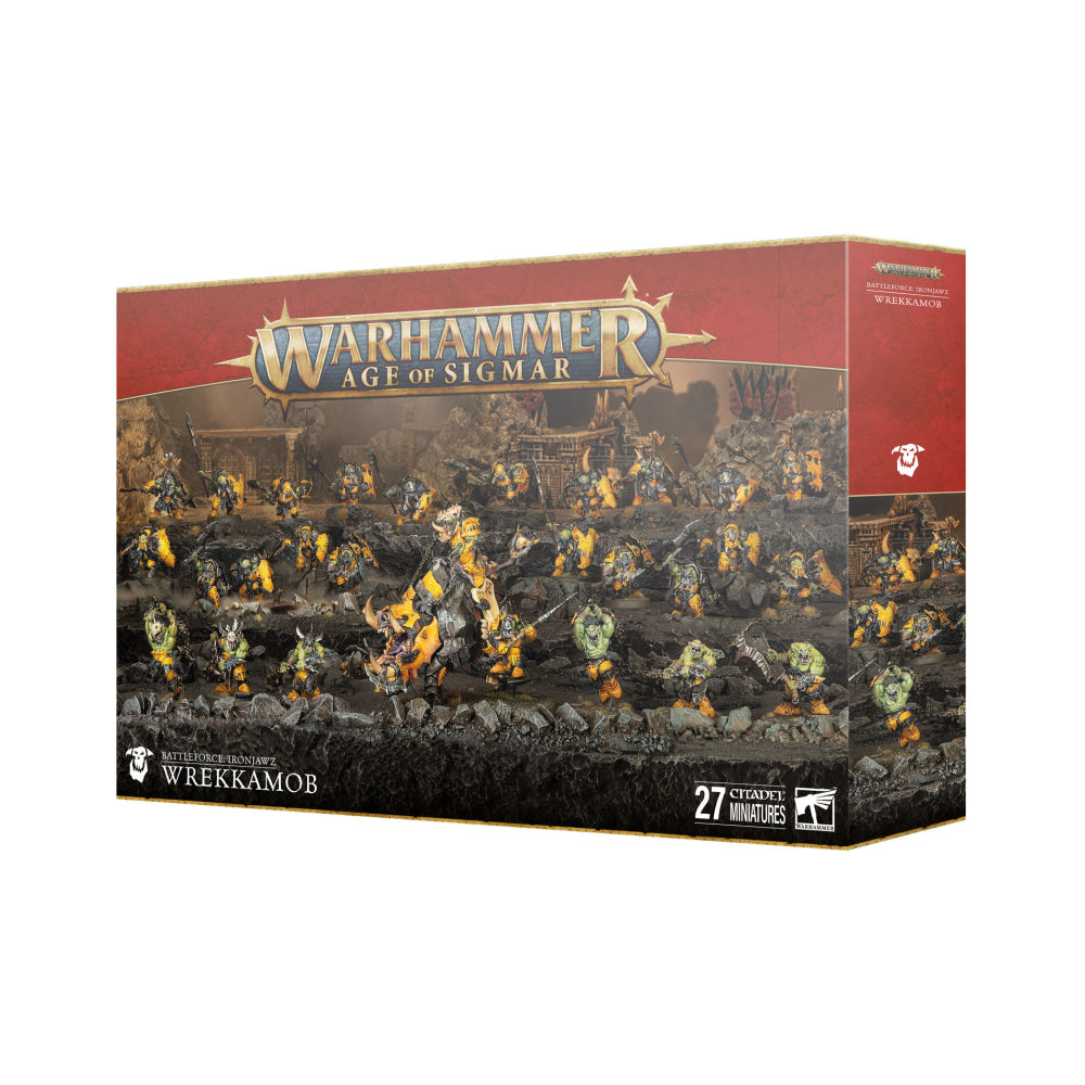 (PREORDER) Ironjawz Battleforce: Wrekkamob