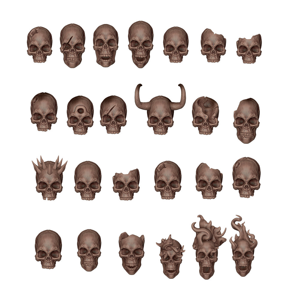 AK: Basing Bits - Skulls (72 Pieces) (AKBIT0009)