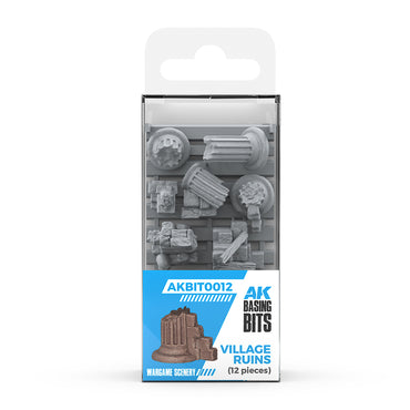 AK: Basing Bits - Village Ruins (12 Pieces) (AKBIT0012)