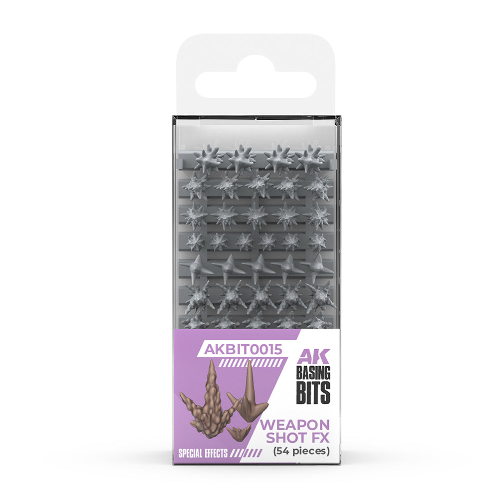 AK: Basing Bits - Weapon Shot FX (54 Pieces) (AKBIT0015)