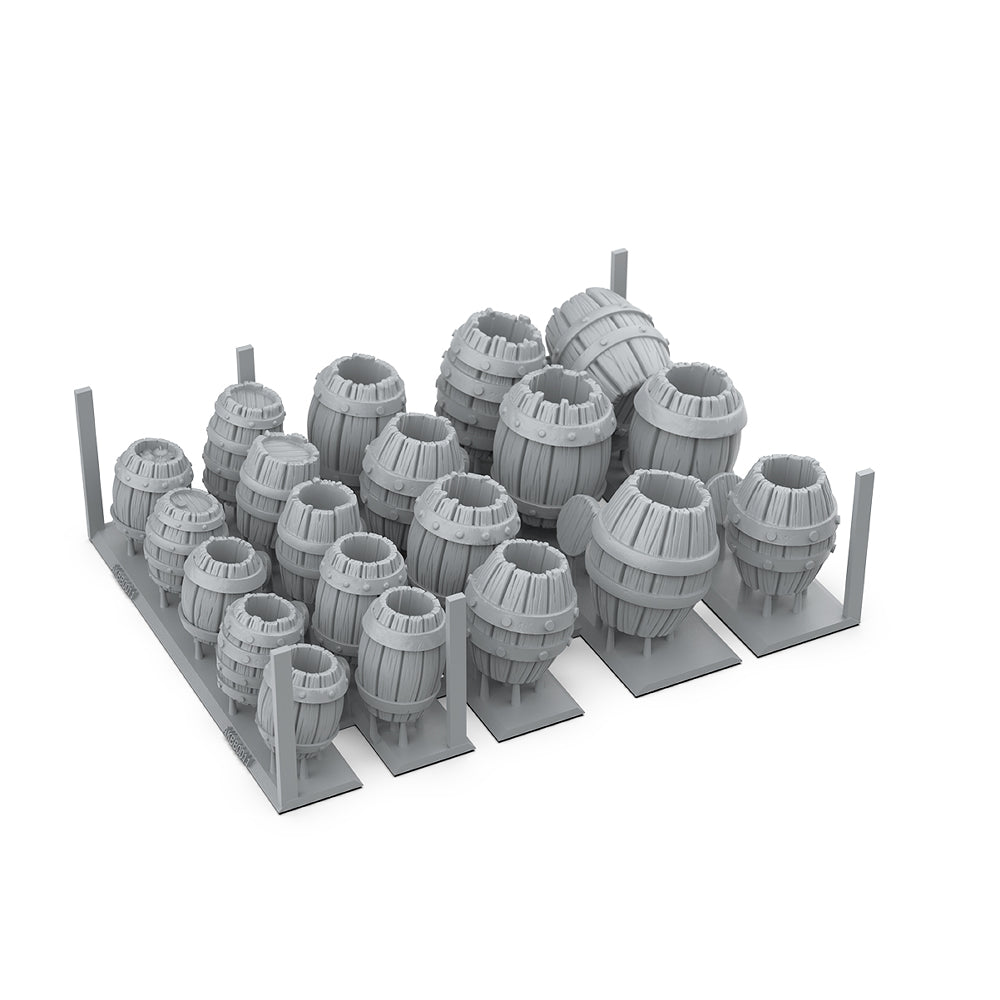 AK: Basing Bits - Wood Barrels (32 Pieces) (AKBIT0011)