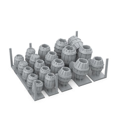 AK: Basing Bits - Wood Barrels (32 Pieces) (AKBIT0011)