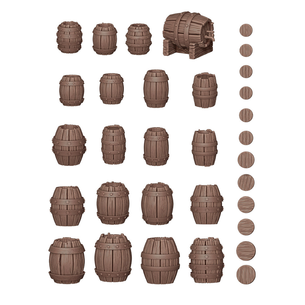 AK: Basing Bits - Wood Barrels (32 Pieces) (AKBIT0011)