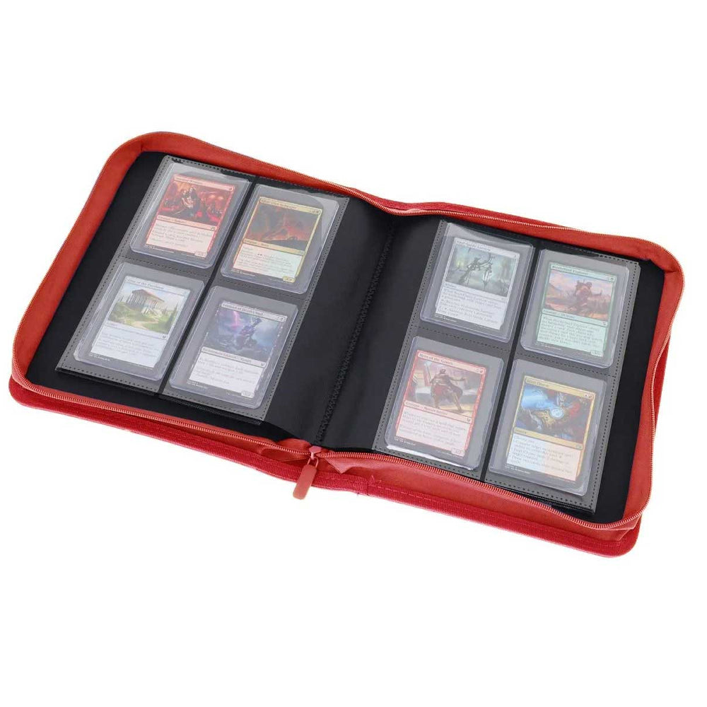 BCW Z-Folio LX: Toploaders Album - Red (4 Pocket / Holds 160)