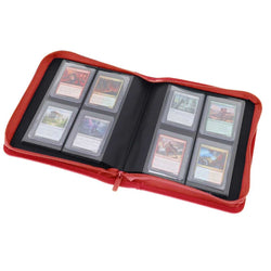 BCW Z-Folio LX: Toploaders Album - Red (4 Pocket / Holds 160)