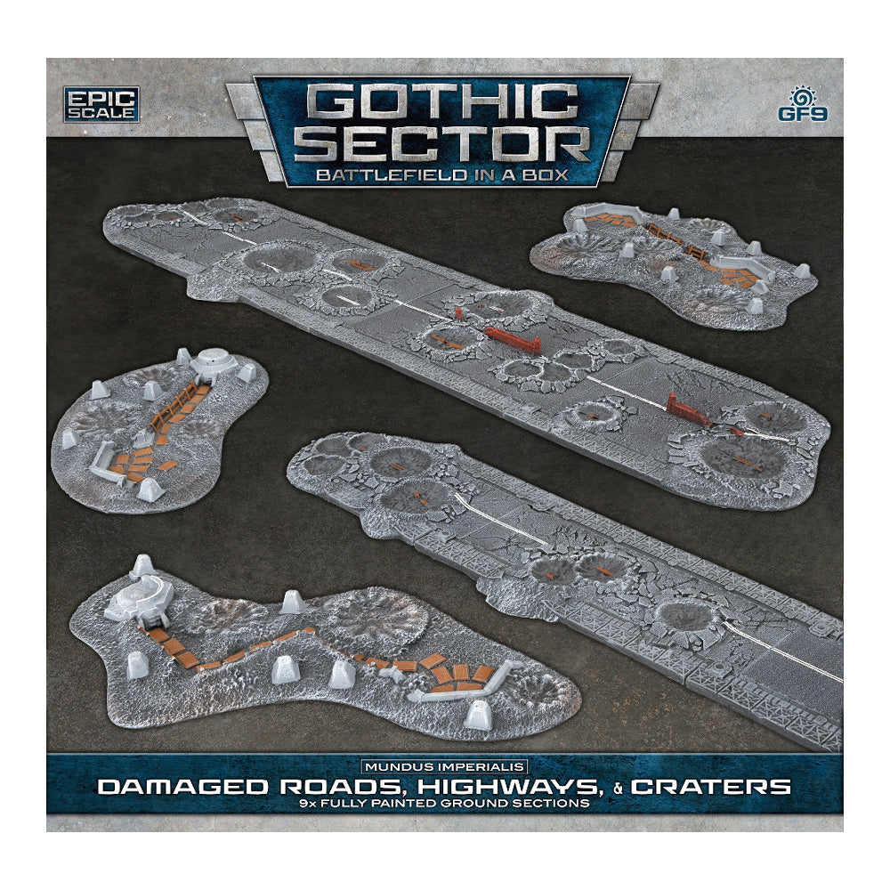 Battlefield in a Box: Mundus Imperialis - Damaged Roads, Highways, & Craters